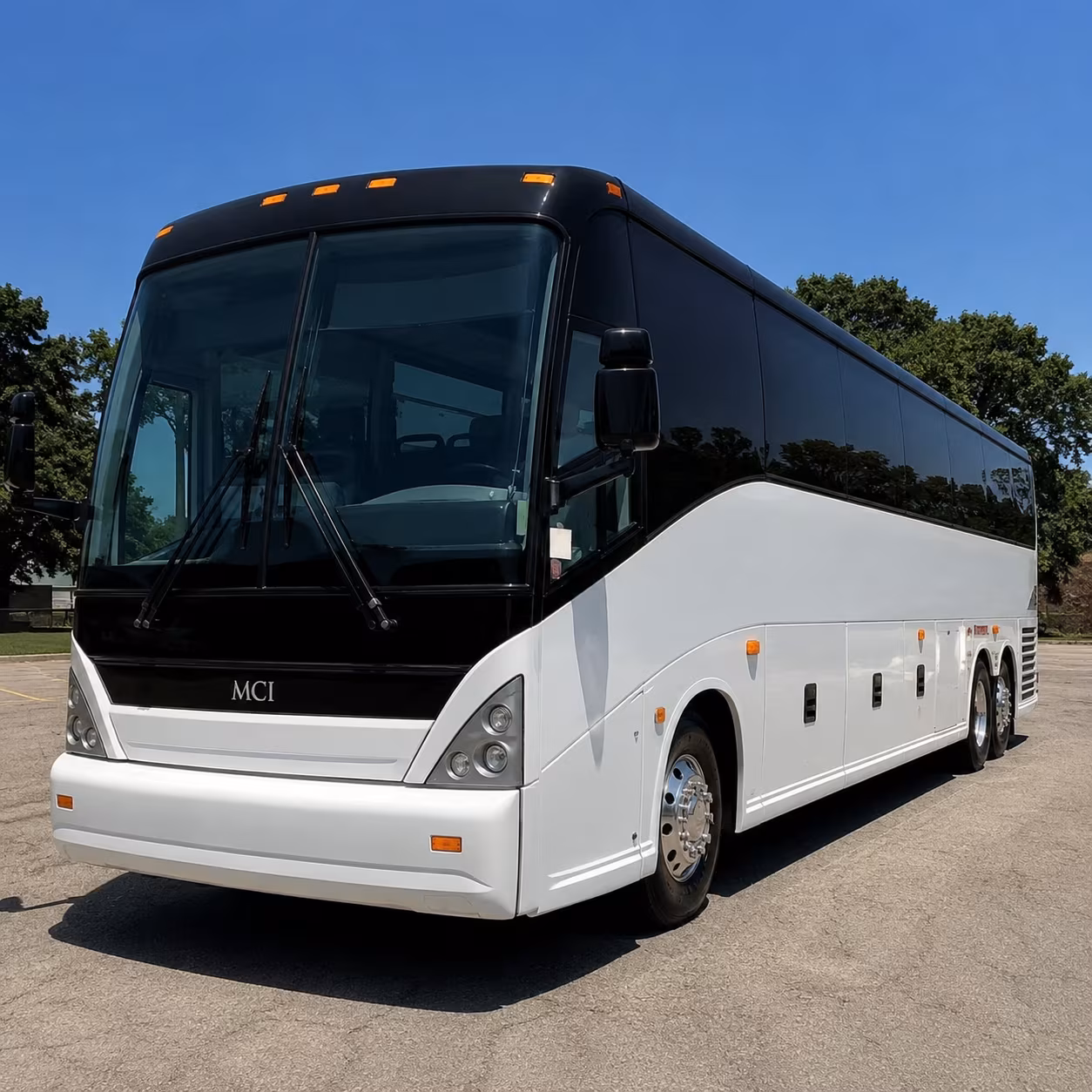 charter buses for large bachelor groups heading into downtown houston