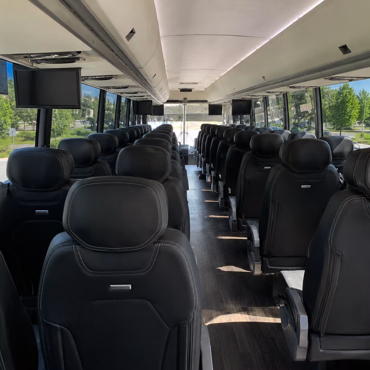 charter buses for large pearland prom groups and school organized transportation