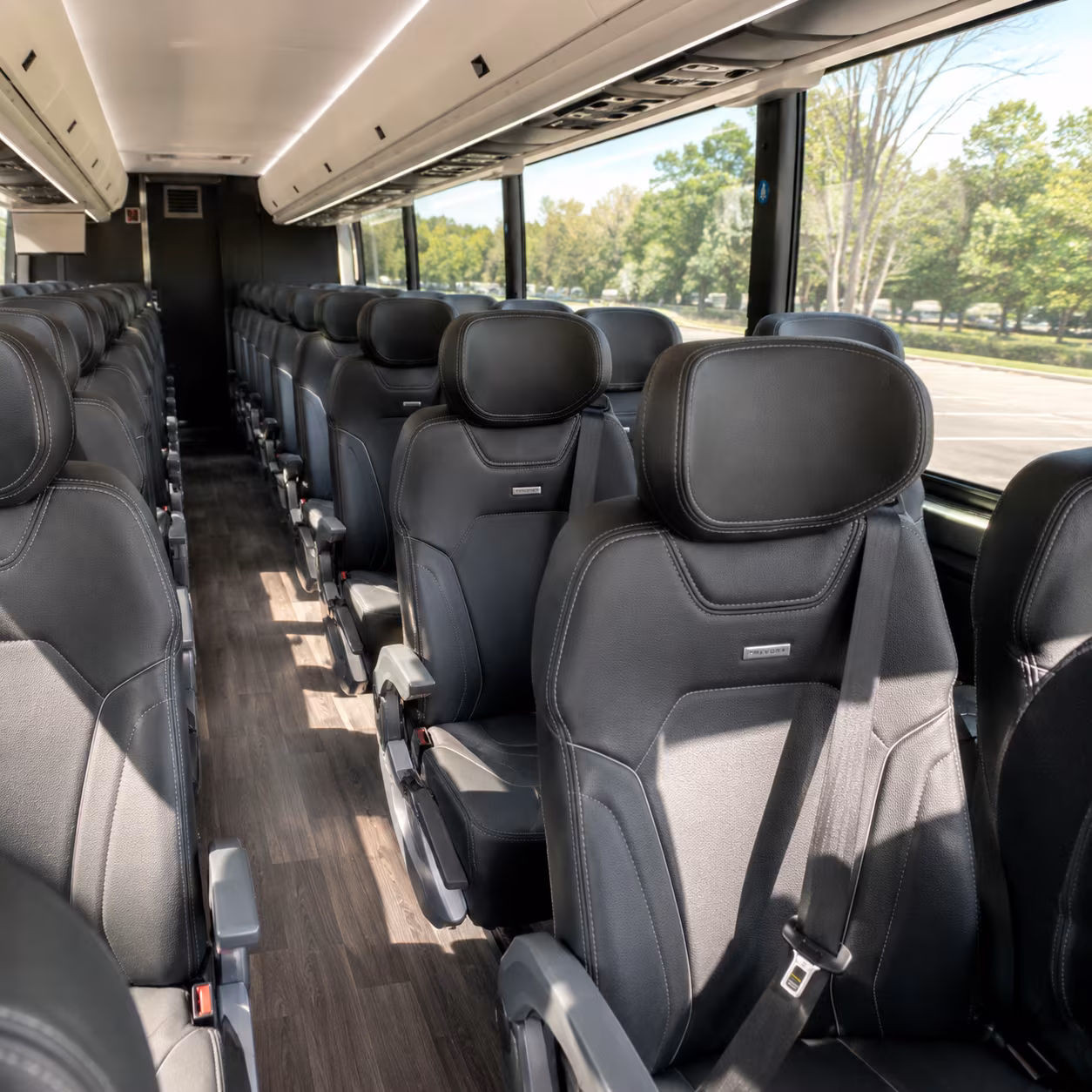 charter buses to cynthia woods mitchell pavilion shows