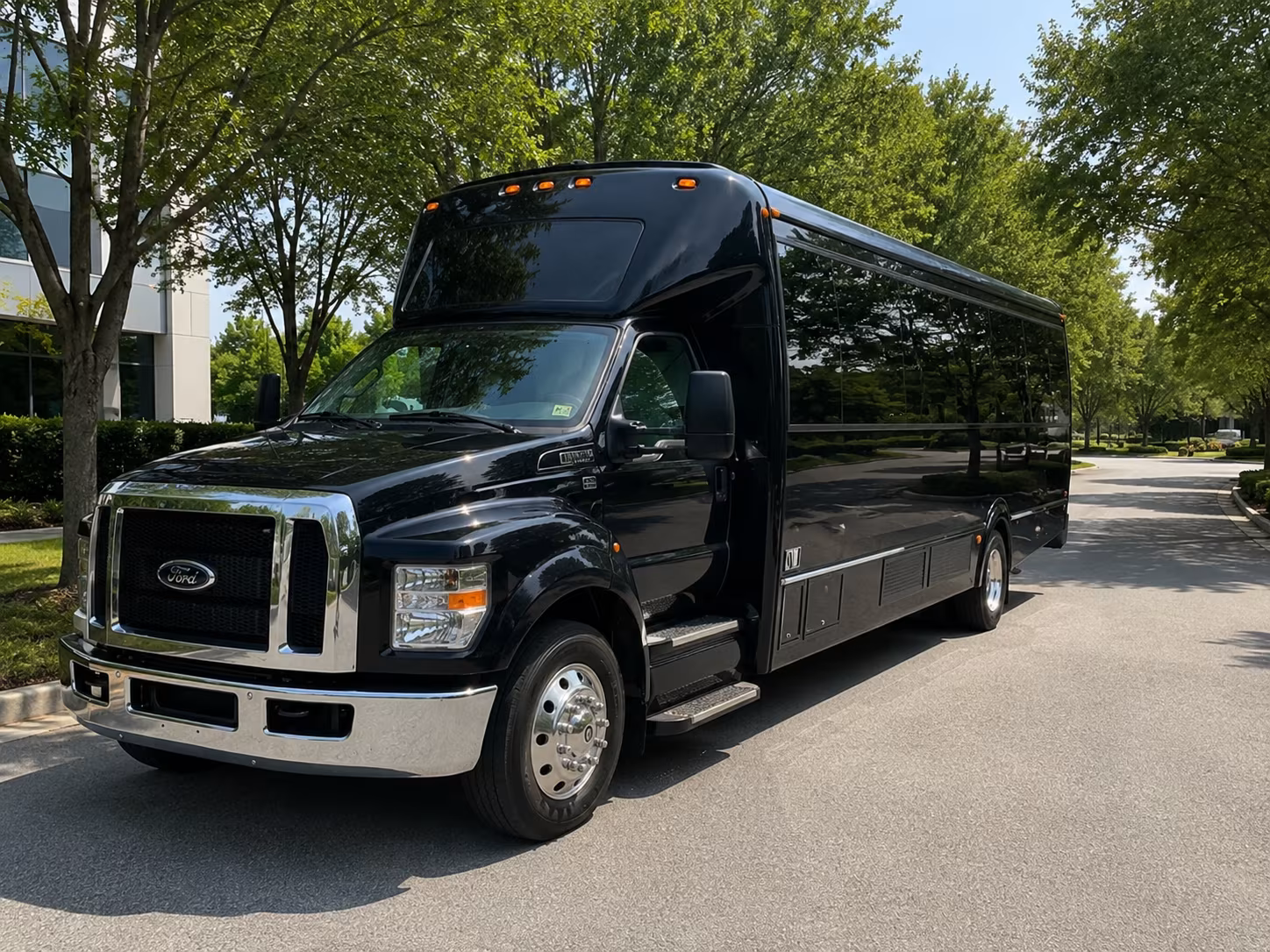 party buses for pearland wedding parties and getting ready groups