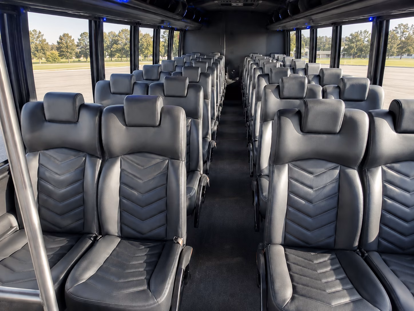 pearland 18 passenger minibus inside