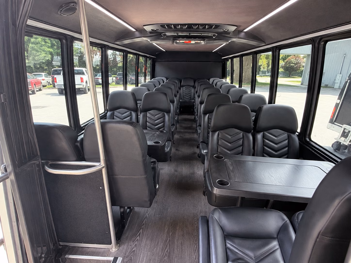 pearland 18 passenger minibus interior