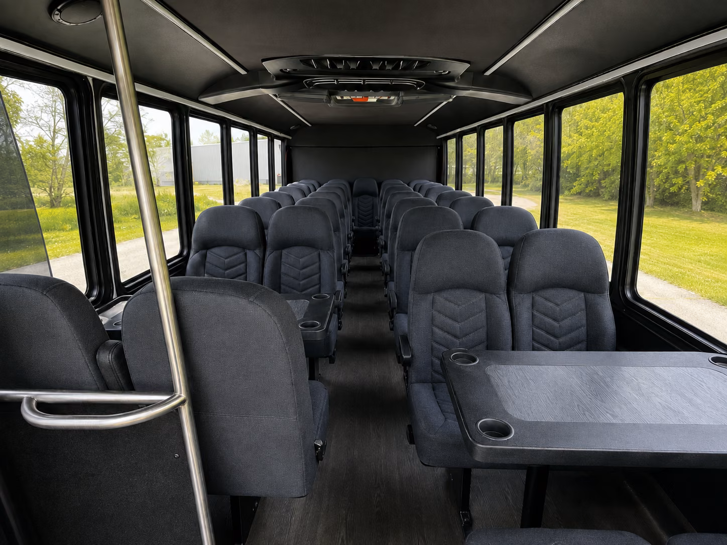 pearland 20 passenger minibus inside