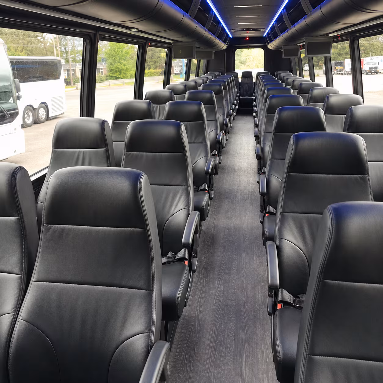 pearland 25 passenger minibus inside
