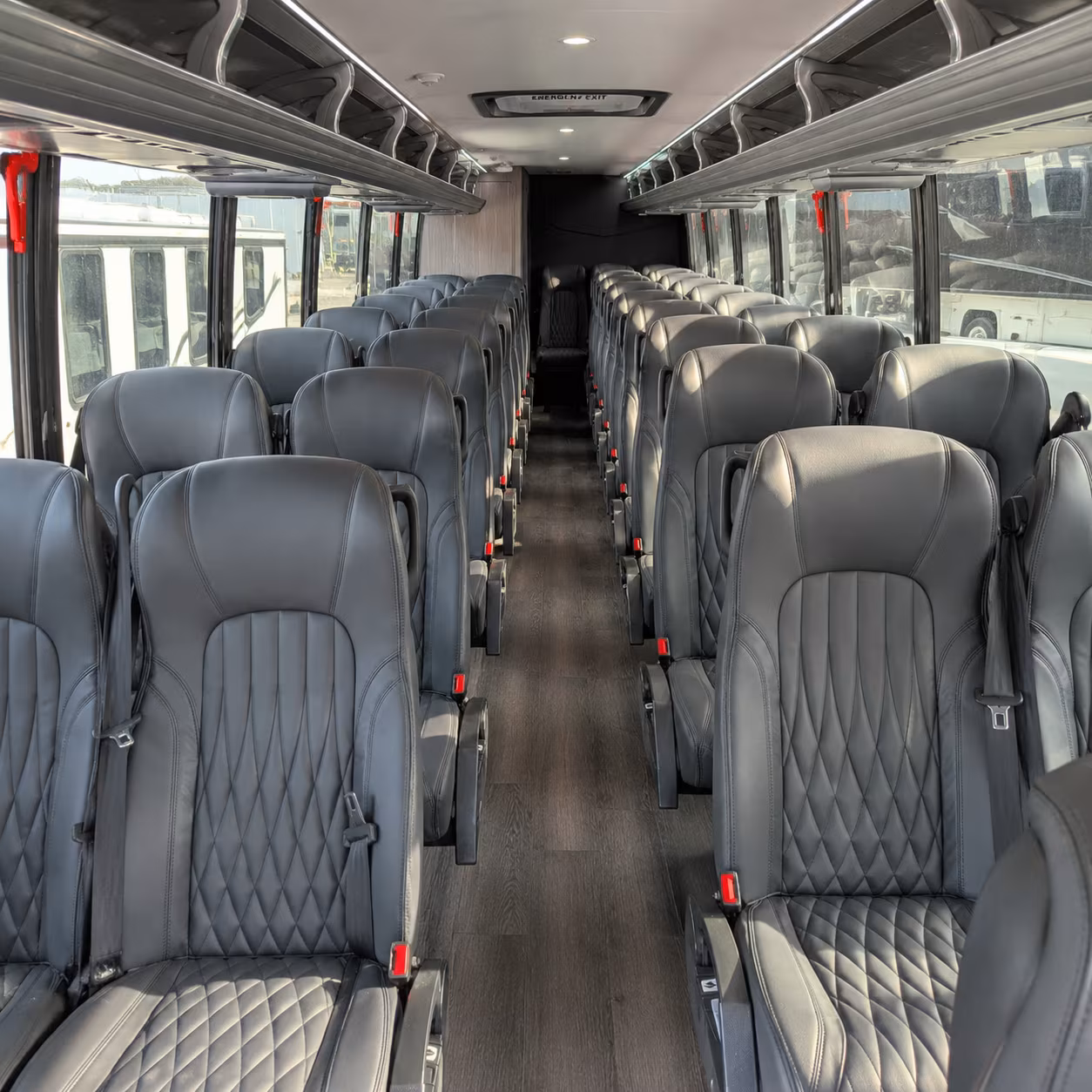 pearland 25 passenger minibus interior