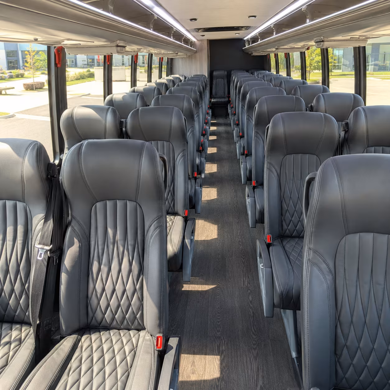 pearland 30 passenger minibus interior