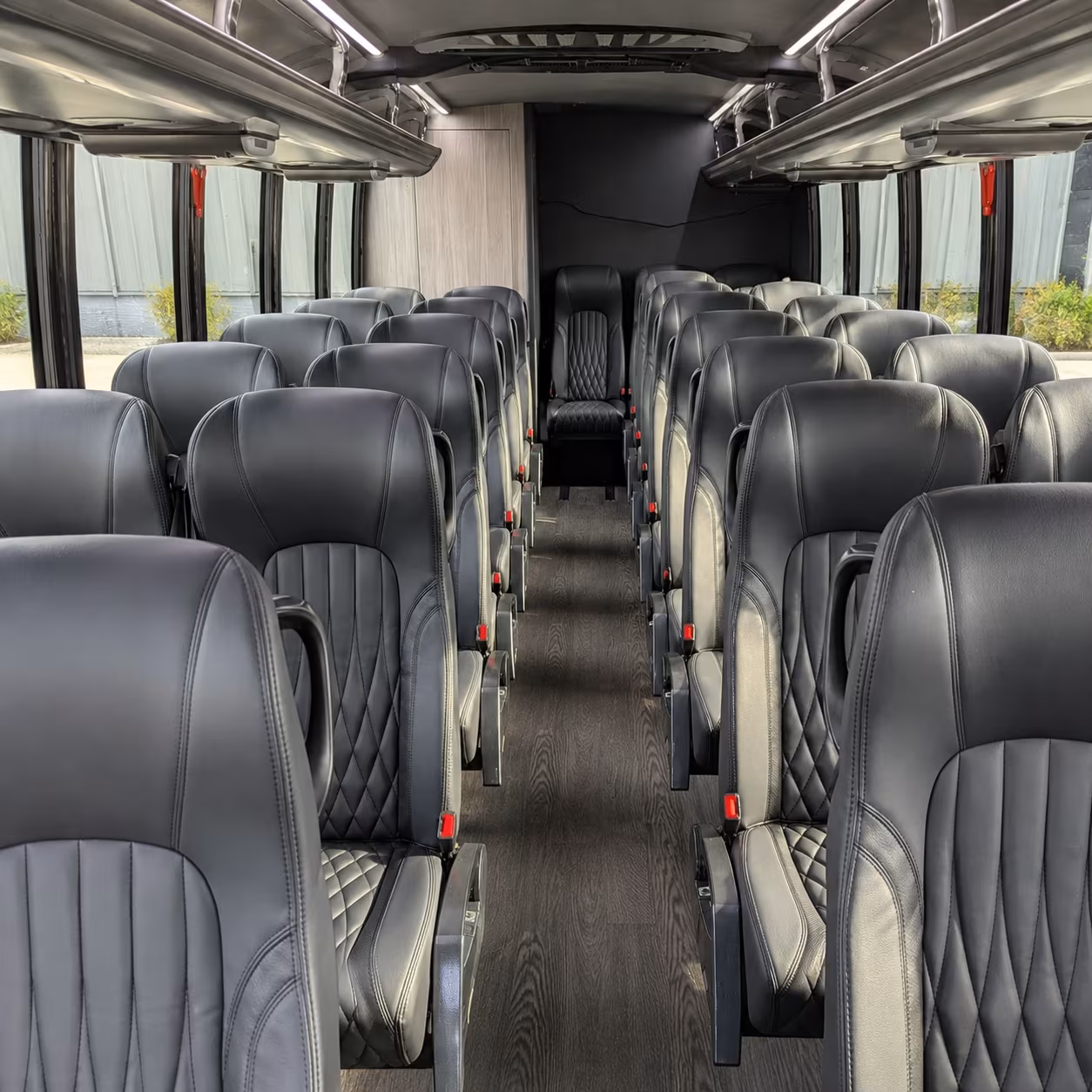 pearland 35 passenger minibus inside