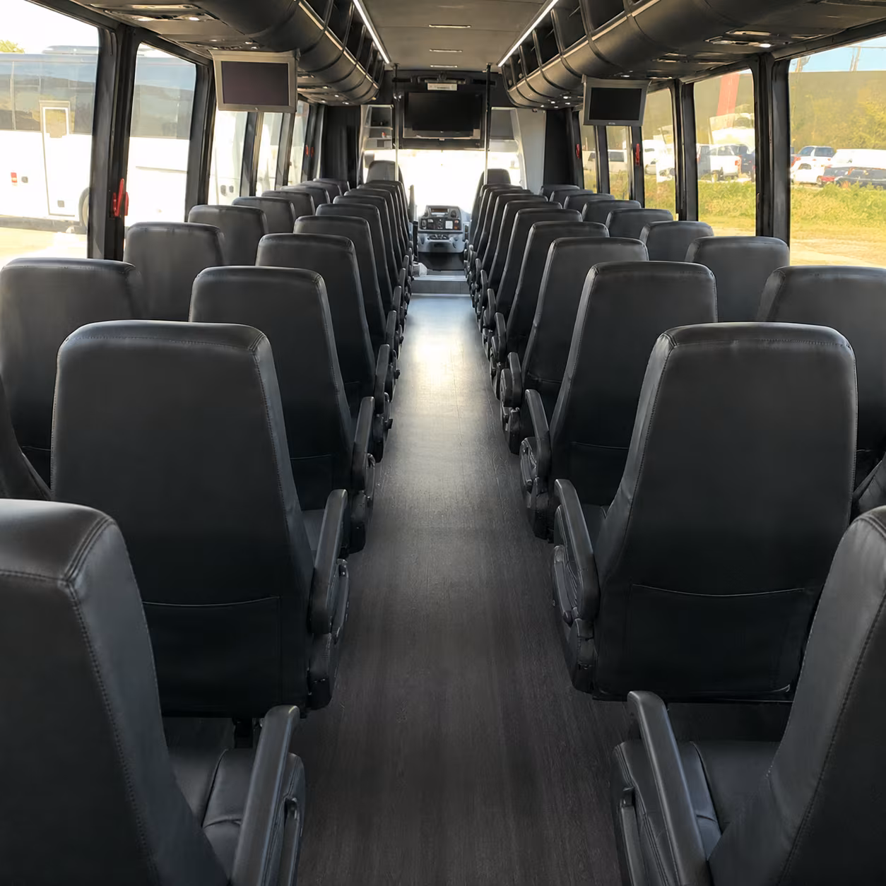 pearland 35 passenger minibus interior