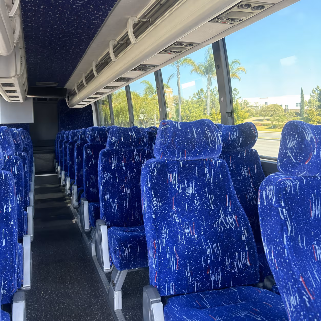 pearland government military charter bus rental