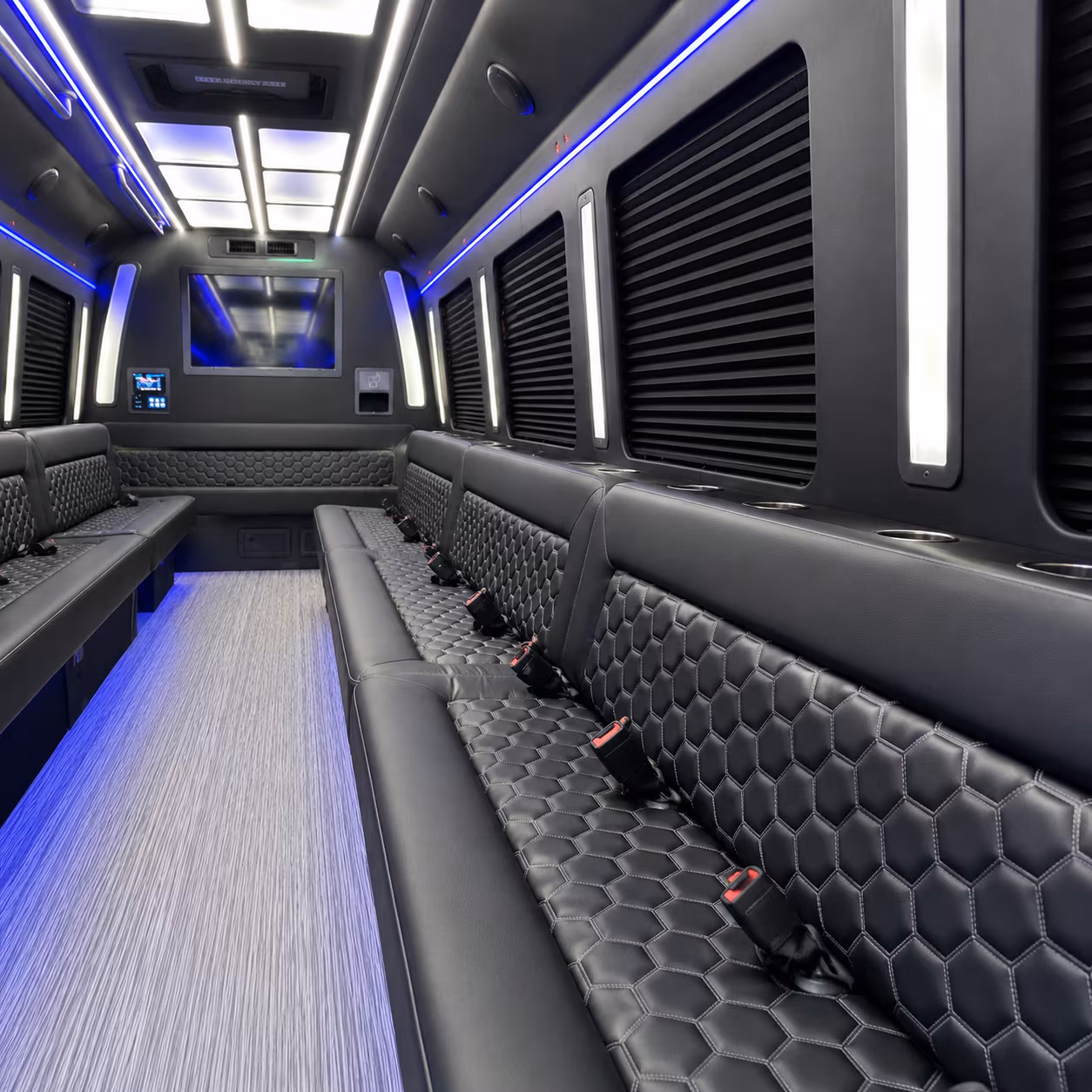 pearland party bus inside