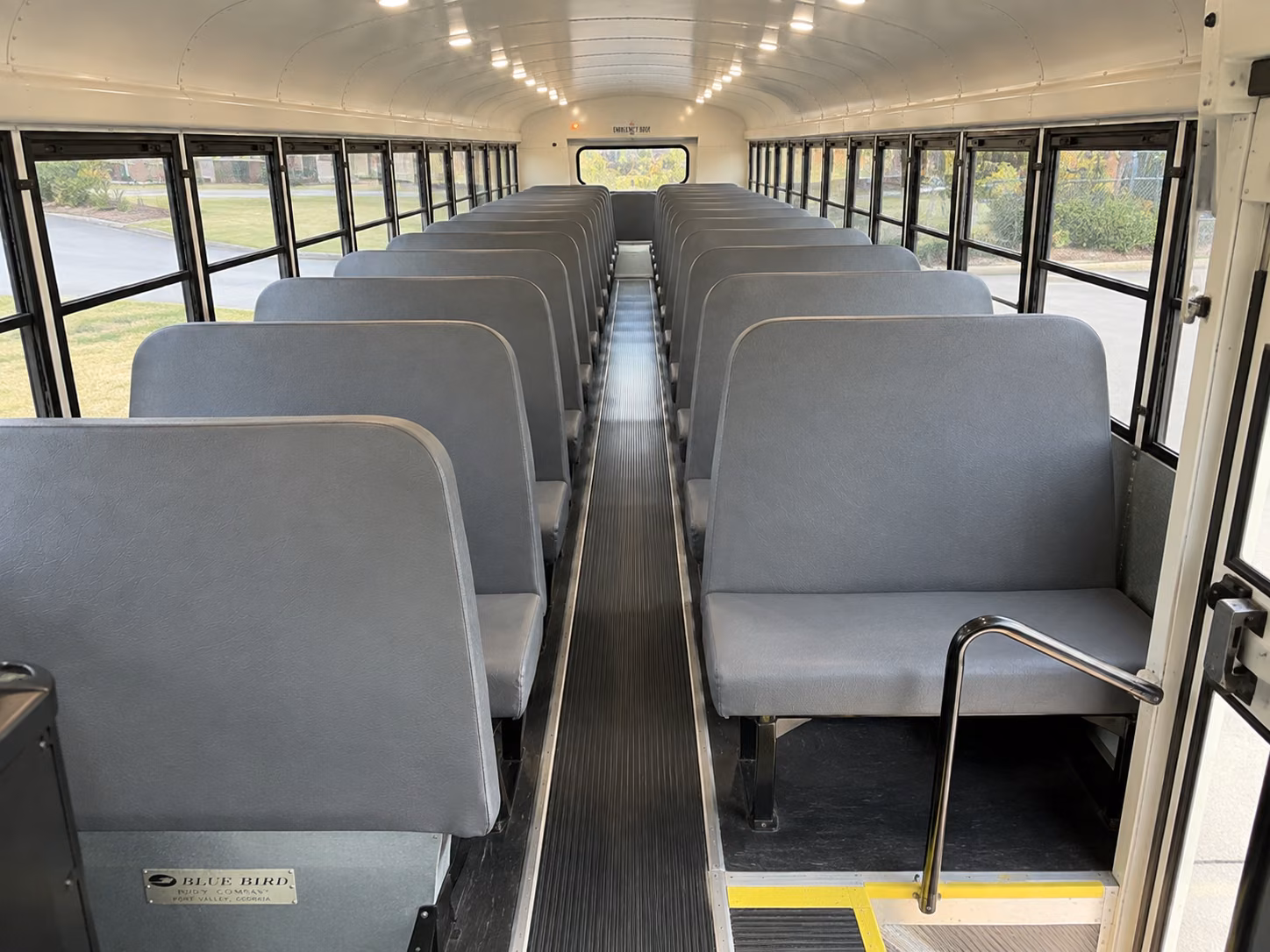 pearland school bus inside