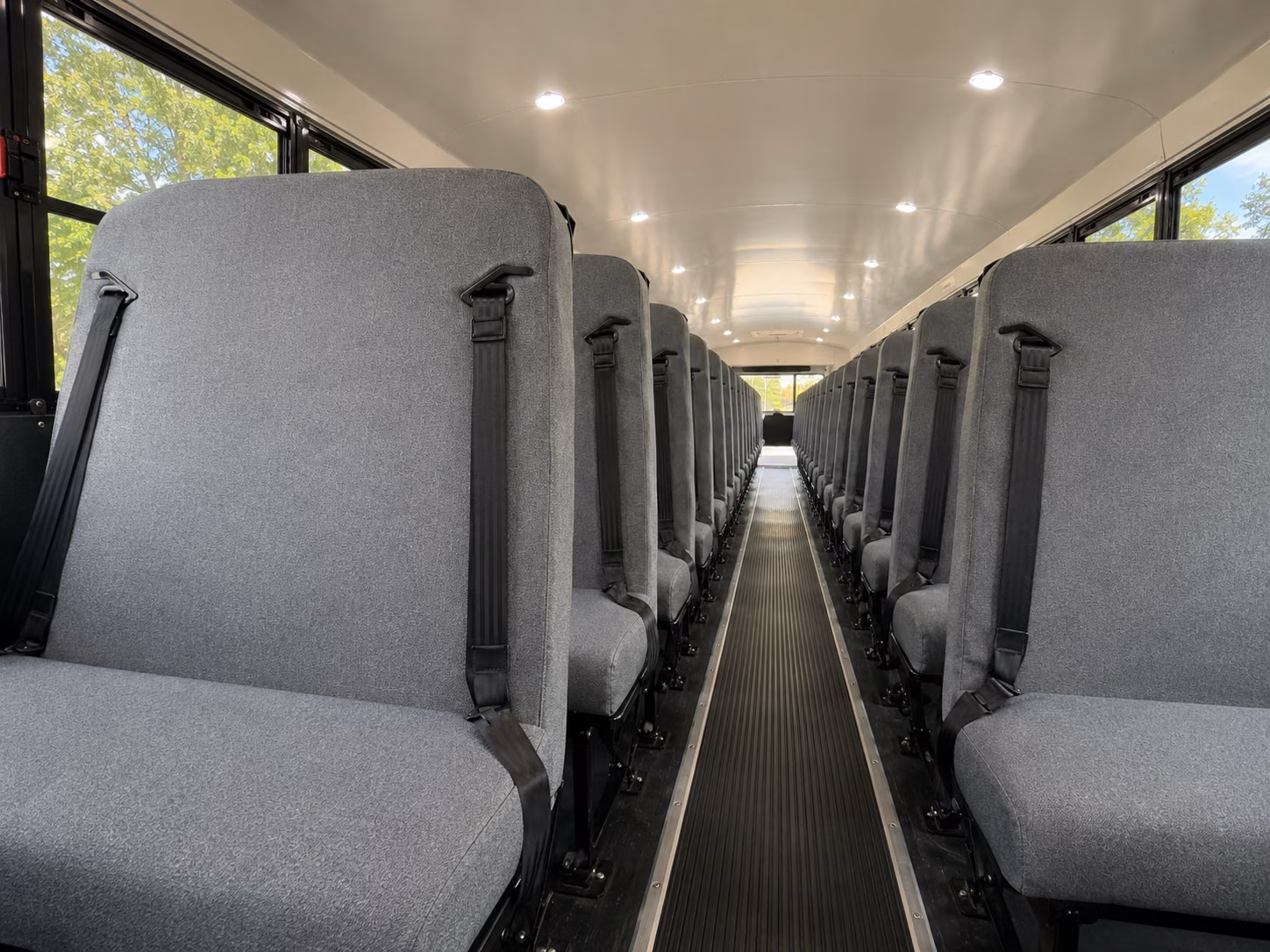 pearland school bus interior