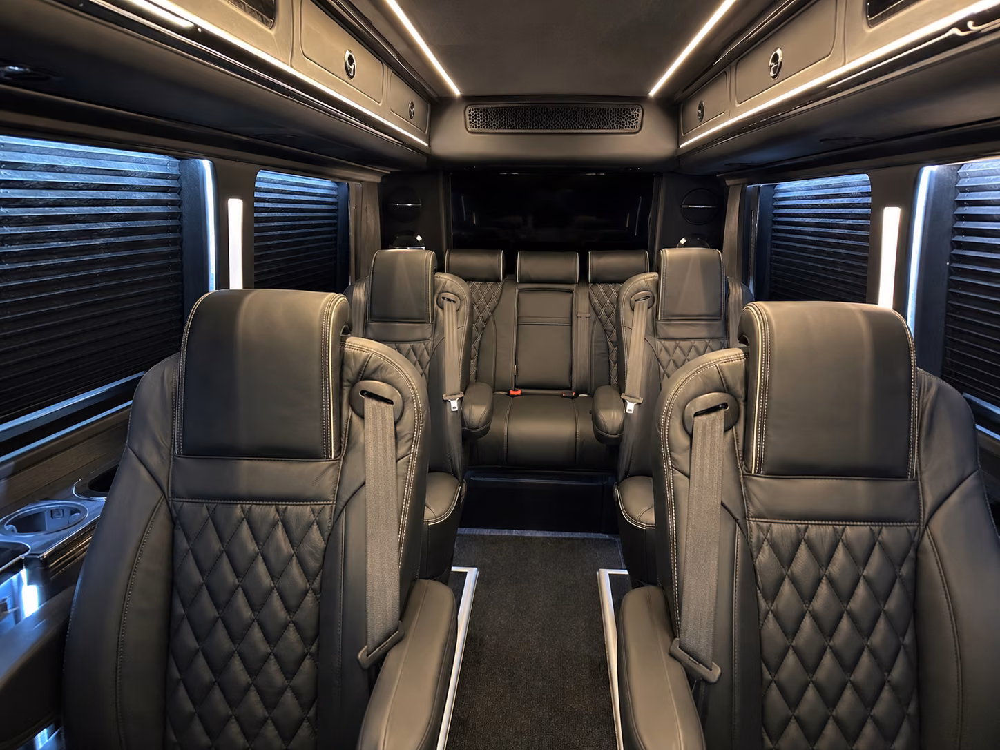 pearland sprinter van with driver inside